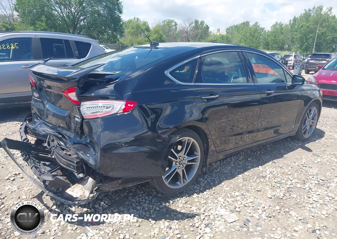 2016 Ford Fusion Titanium VIN:3FA6P0D97GR352264 - 4