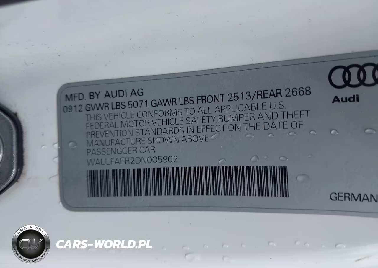 2013 Audi A5 2.0T Premium VIN:WAULFAFH2DN005902 - 9