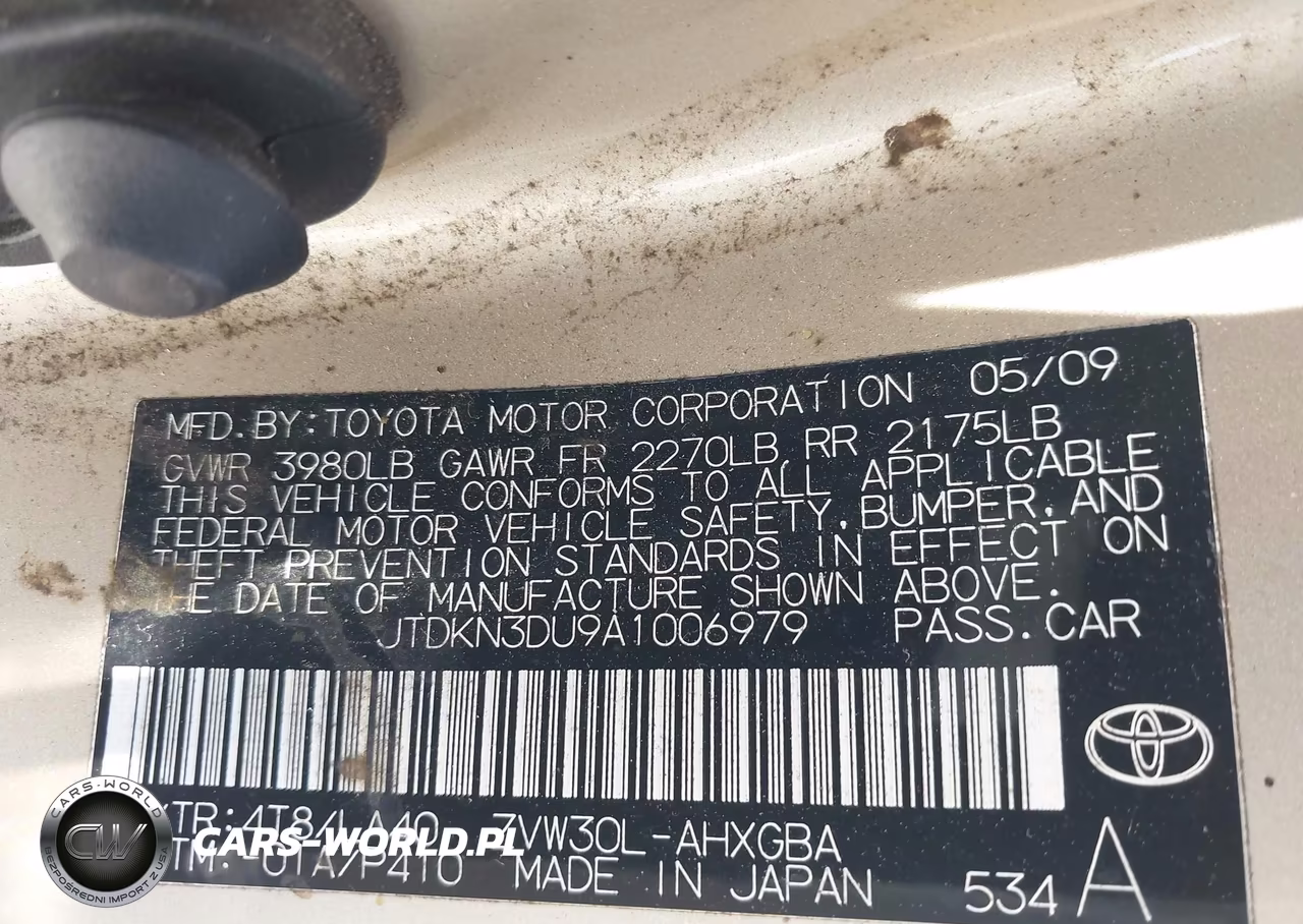 2010 Toyota Prius Iv VIN:JTDKN3DU9A1006979 - 9