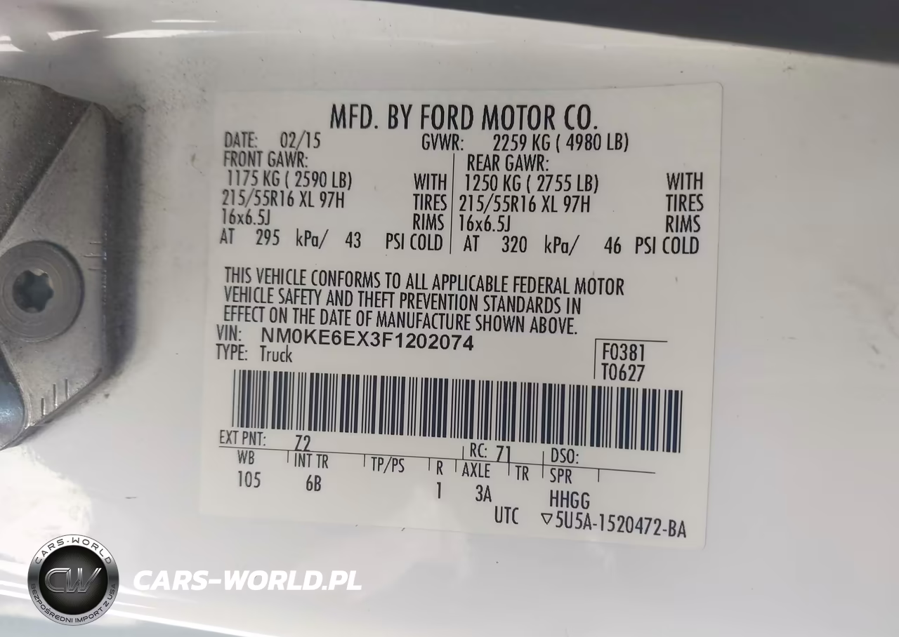 2015 Ford Transit Connect Xl VIN:NM0KE6EX3F1202074 - 9