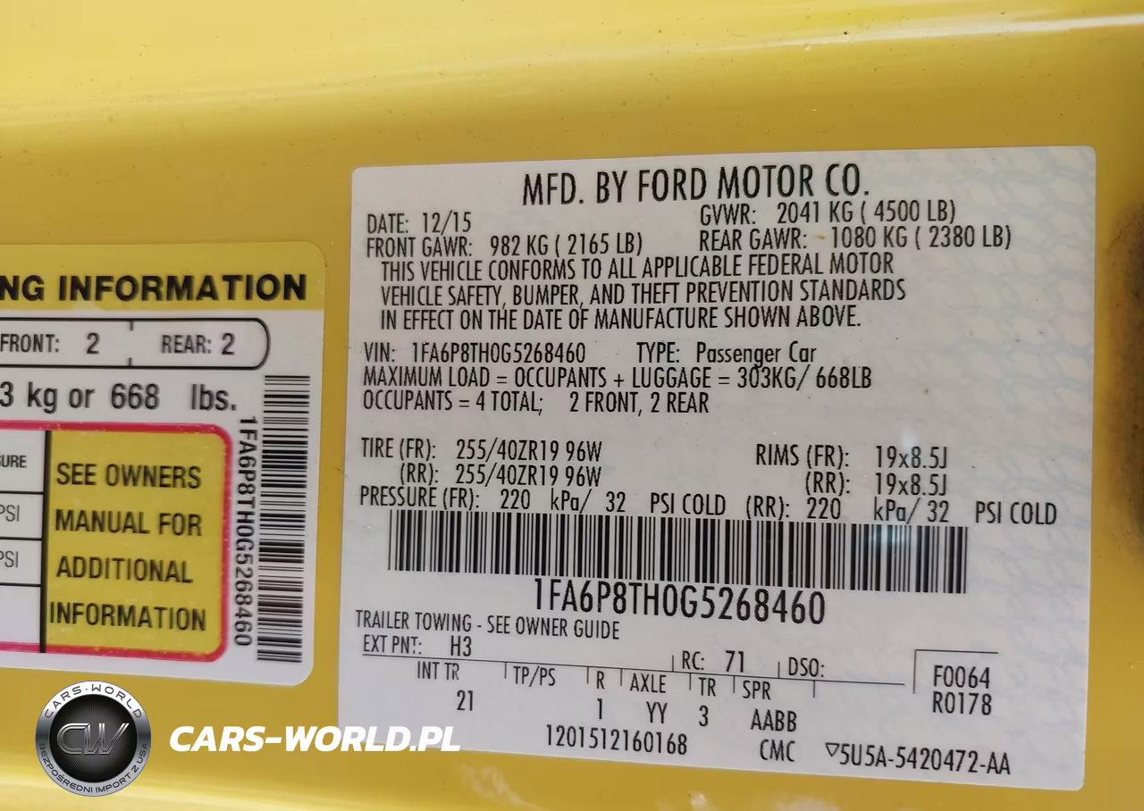 2016 Ford Mustang Ecoboost VIN:1FA6P8TH0G5268460 - 9