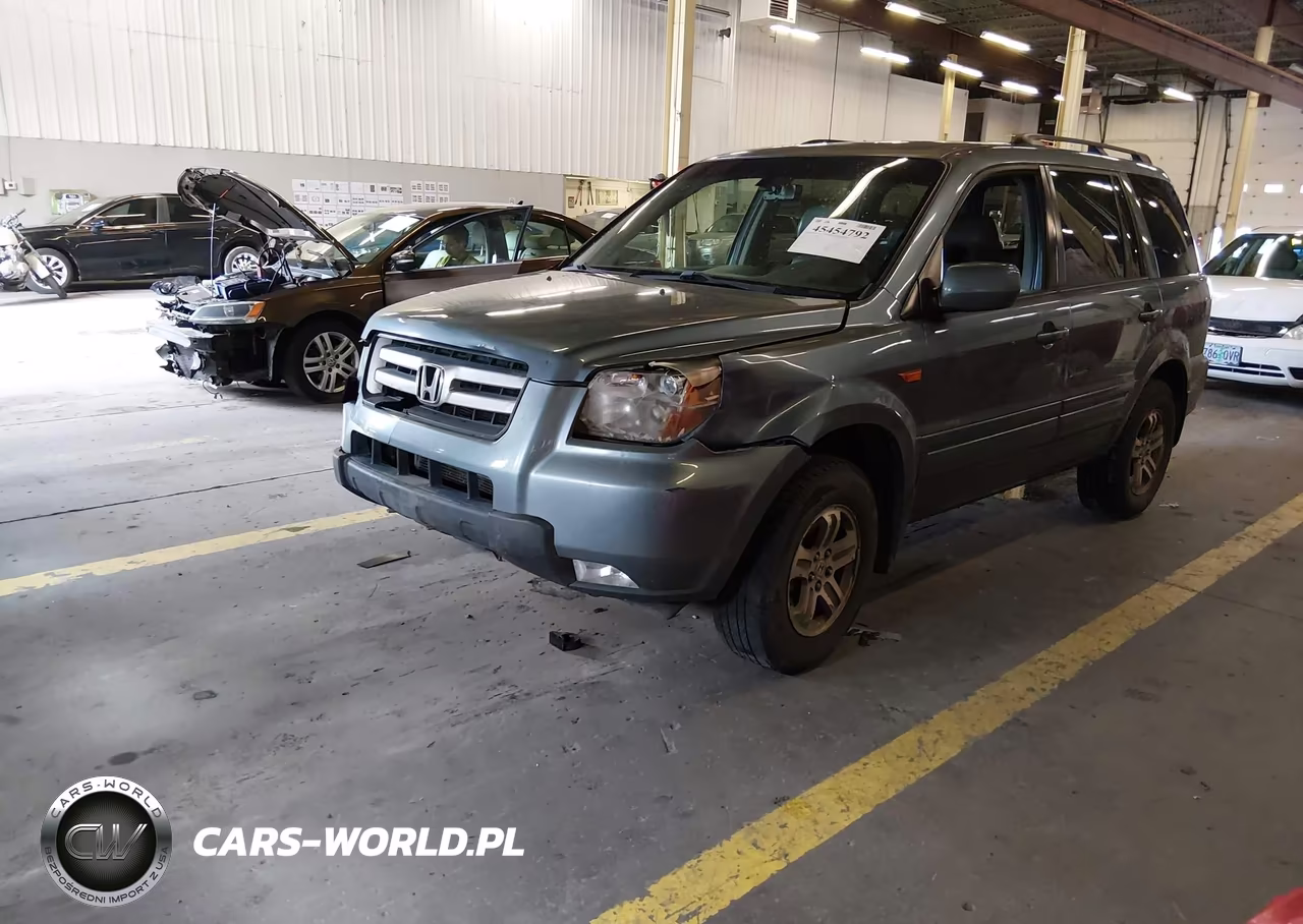 2007 Honda Pilot Ex-L VIN:2HKYF18617H535075 - 2
