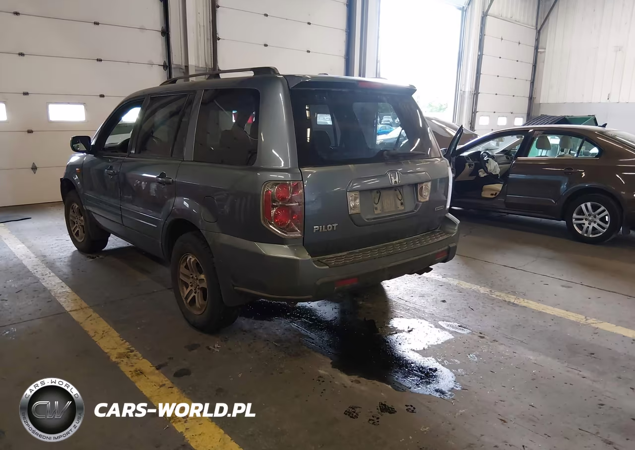 2007 Honda Pilot Ex-L VIN:2HKYF18617H535075 - 3