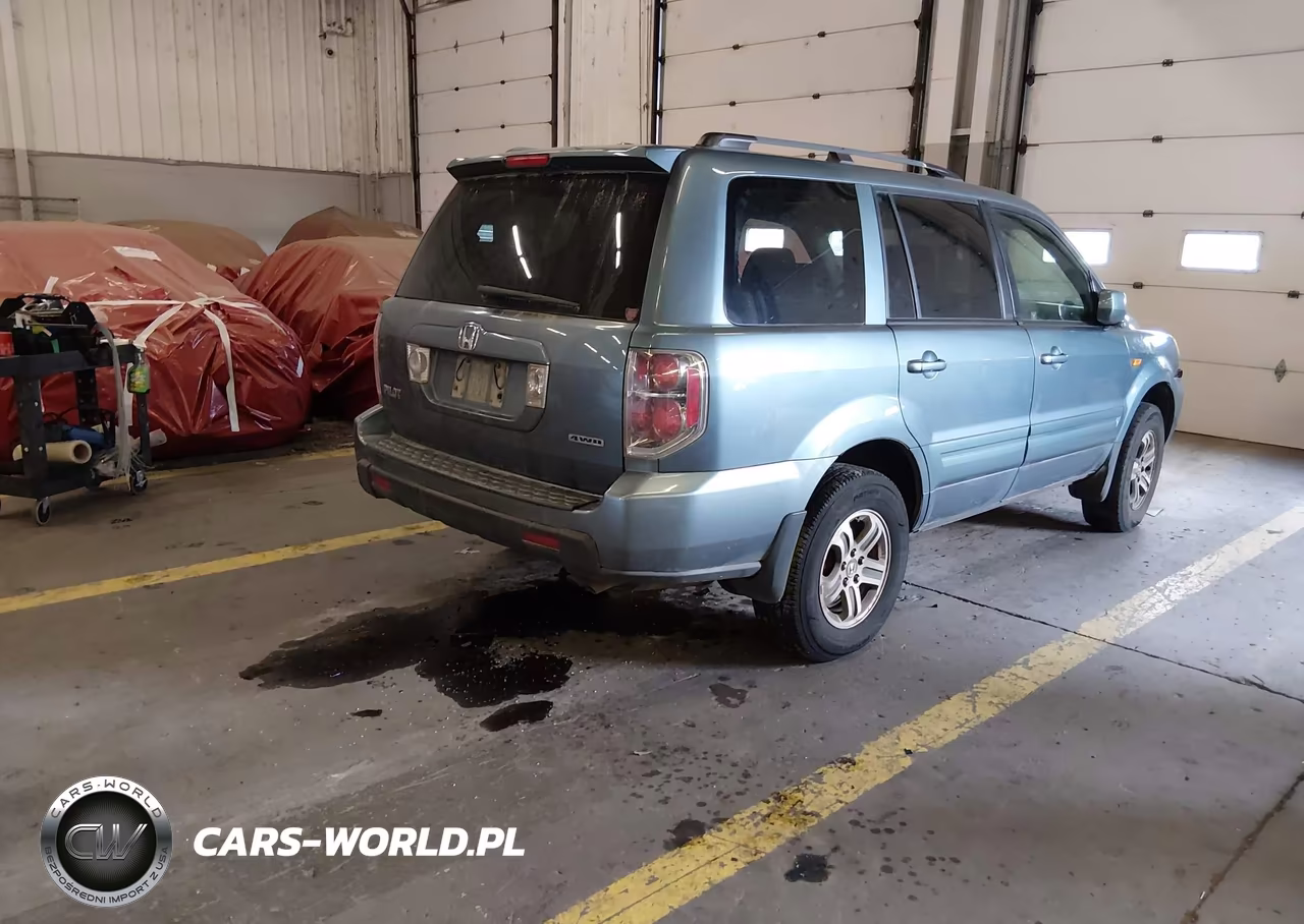 2007 Honda Pilot Ex-L VIN:2HKYF18617H535075 - 4