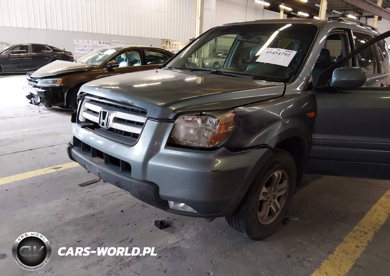 2007 Honda Pilot Ex-L VIN:2HKYF18617H535075 - 6