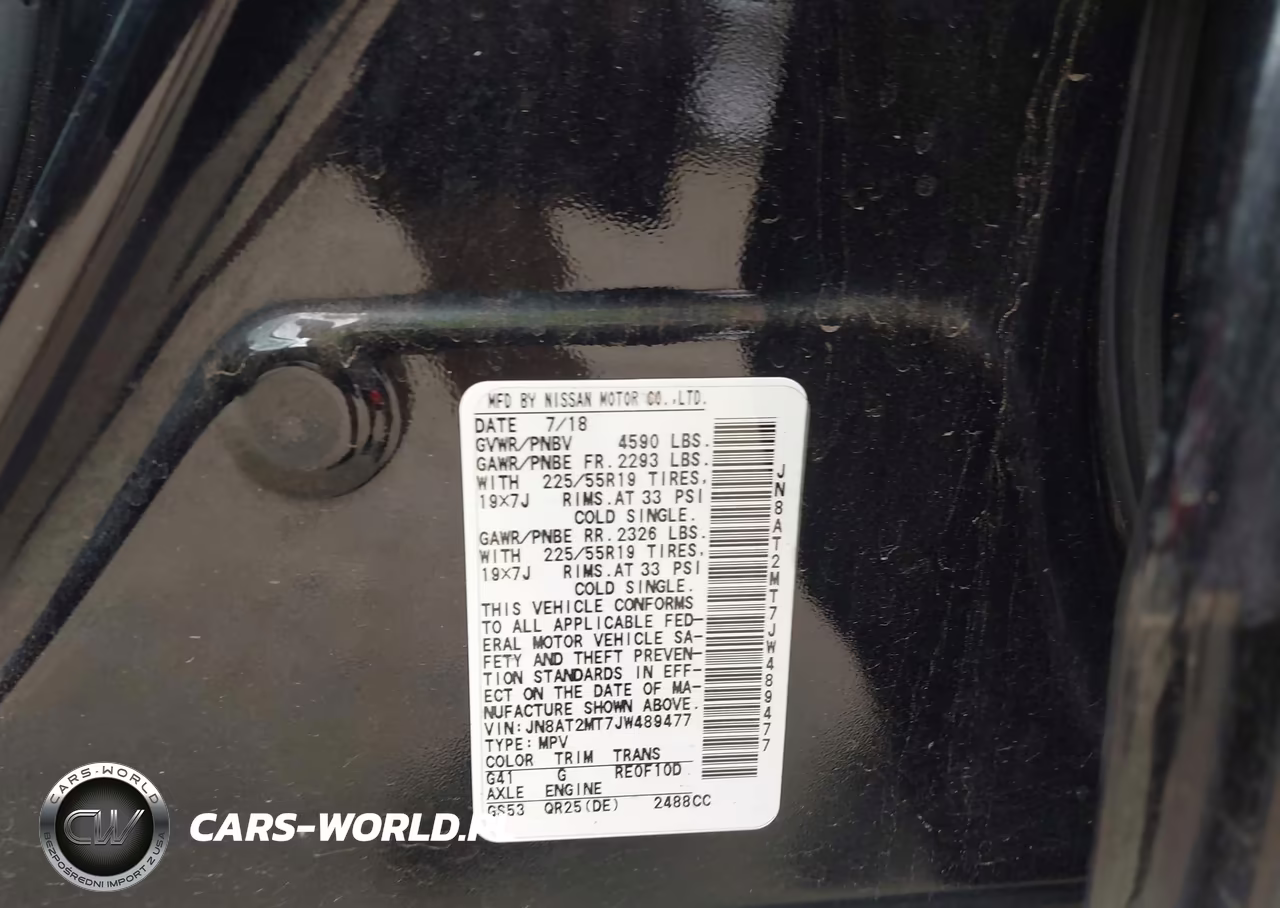 2018 Nissan Rogue Sl VIN:JN8AT2MT7JW489477 - 9