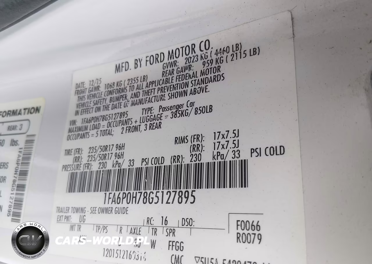 2016 Ford Fusion Se VIN:1FA6P0H78G5127895 - 9
