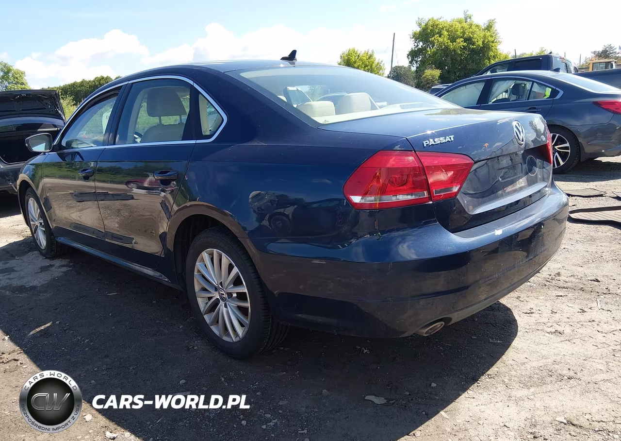 2013 Volkswagen Passat 2.0L Tdi Se VIN:1VWBN7A39DC042227 - 3