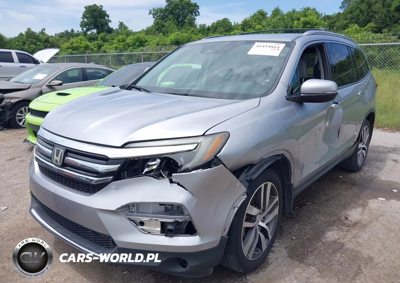 2017 Honda Pilot Touring VIN:5FNYF5H92HB030356 - 2