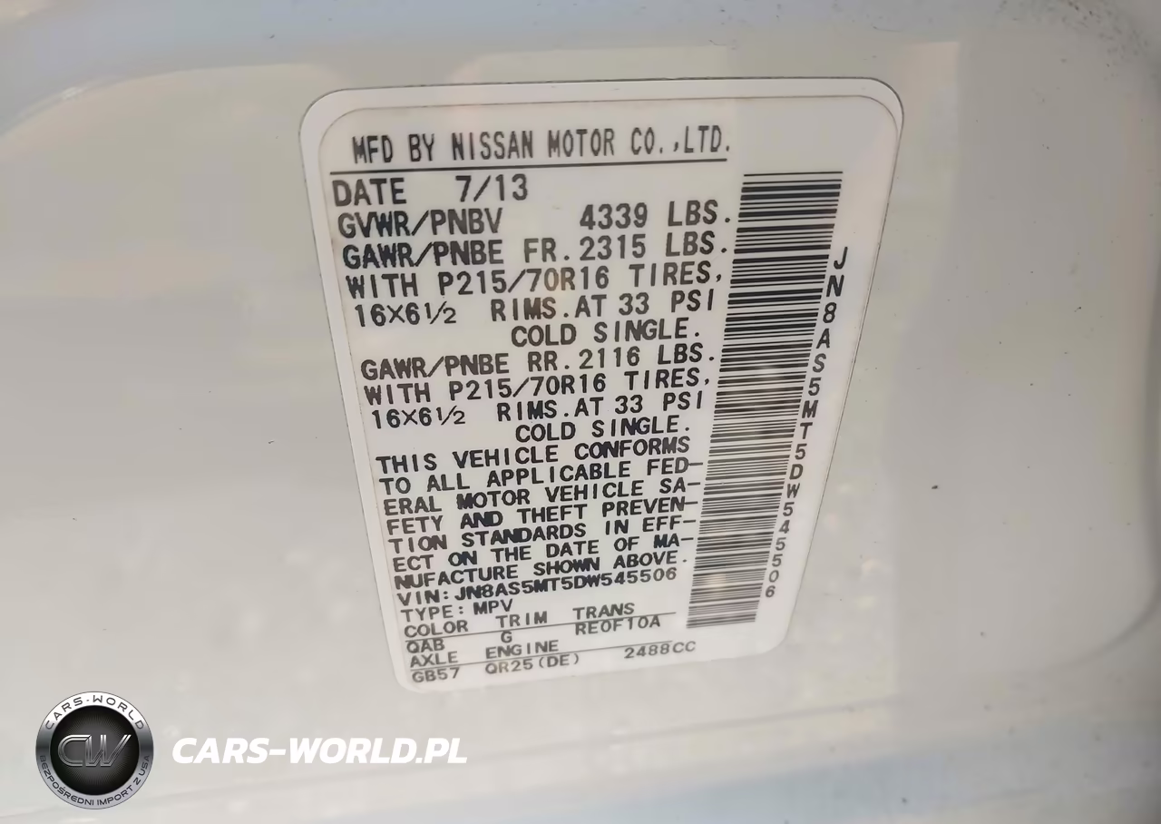 2013 Nissan Rogue S VIN:JN8AS5MT5DW545506 - 9