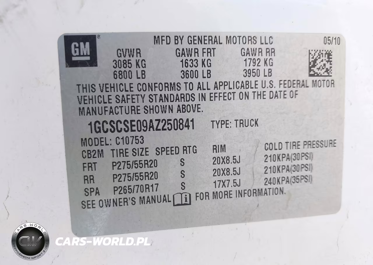 2010 Chevrolet Silverado 1500 Lt VIN:1GCSCSE09AZ250841 - 9