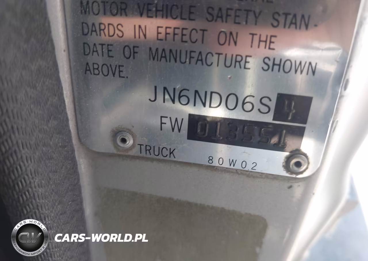 1985 Nissan 720 King Cab VIN:JN6ND06S4FW013551 - 9
