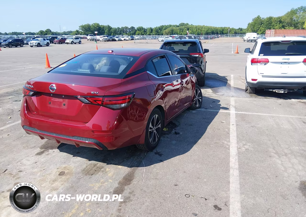 2021 Nissan Sentra Sv Xtronic Cvt VIN:3N1AB8CV5MY272613 - 4