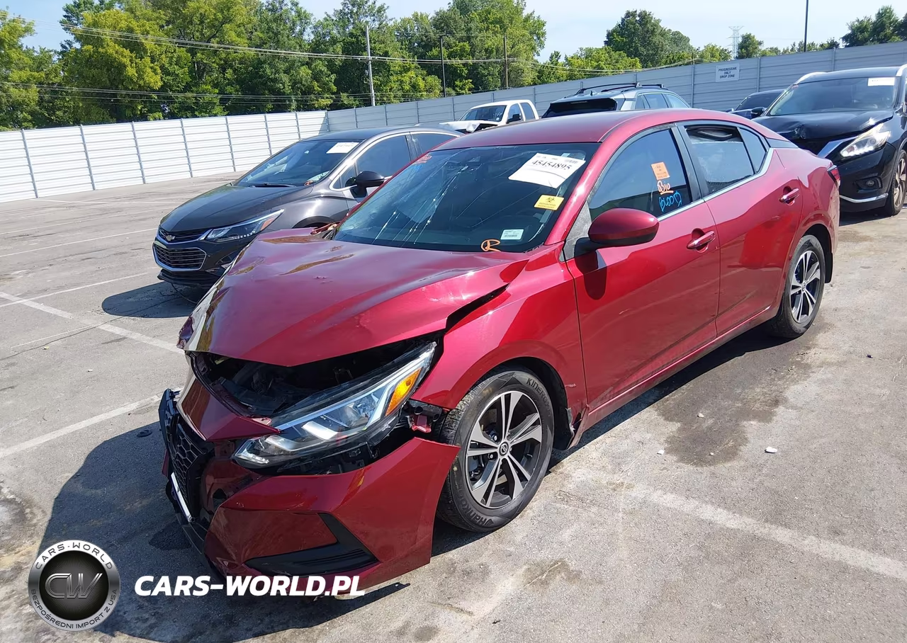 2021 Nissan Sentra Sv Xtronic Cvt VIN:3N1AB8CV5MY272613 - 6