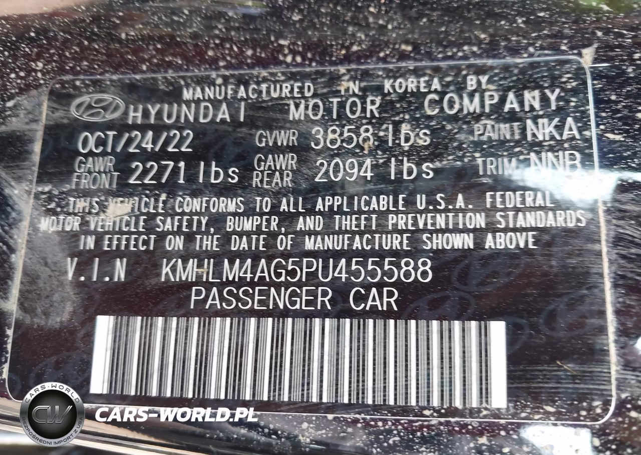 2023 Hyundai Elantra Sel VIN:KMHLM4AG5PU455588 - 9