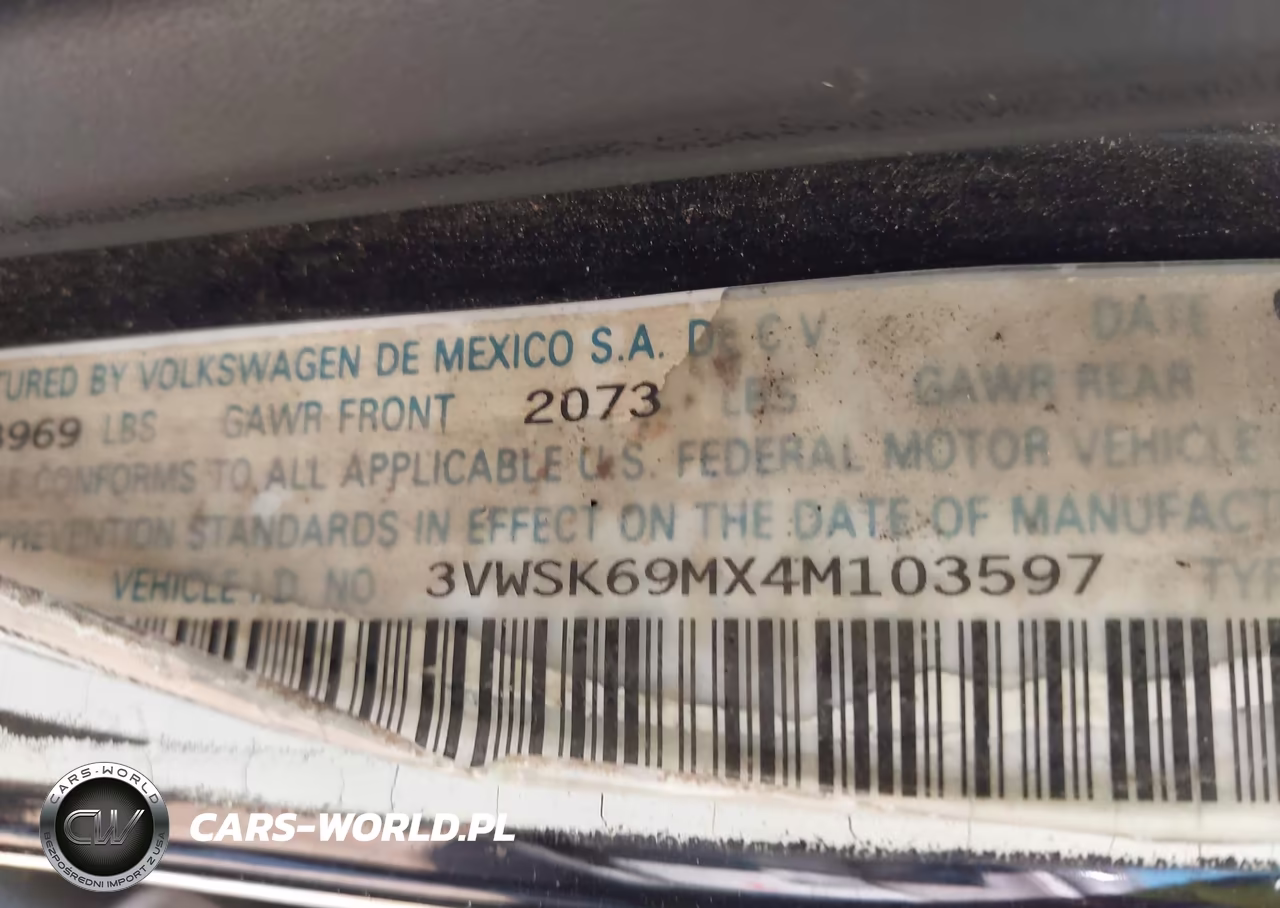 2004 Volkswagen Jetta Gls 2.0L VIN:3VWSK69MX4M103597 - 9