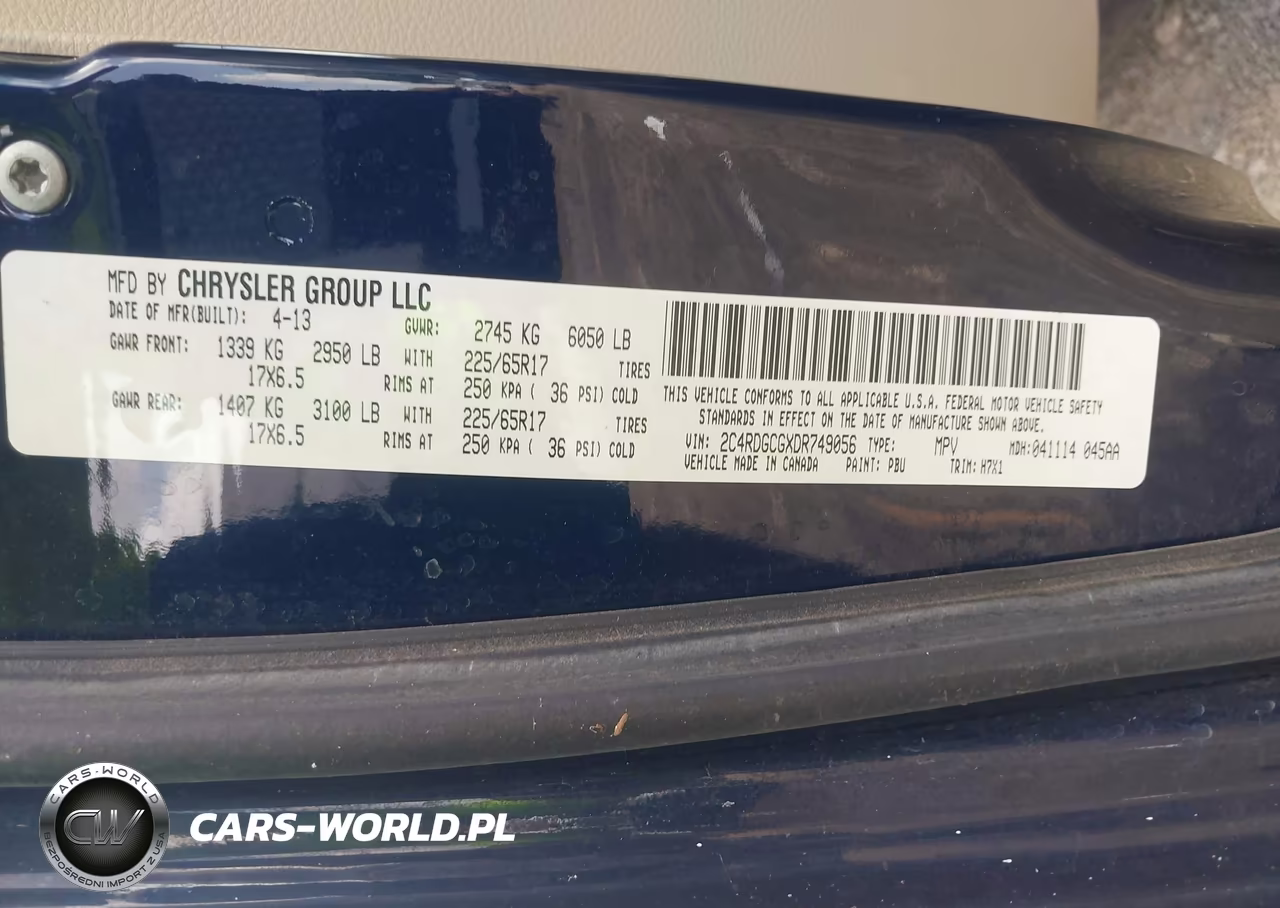 2013 Dodge Grand Caravan Sxt VIN:2C4RDGCGXDR749056 - 9