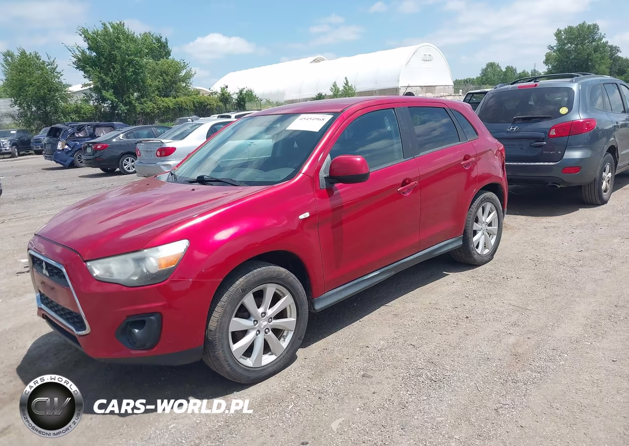 2013 Mitsubishi Outlander Sport Es VIN:4A4AR3AUXDE014907 - 2