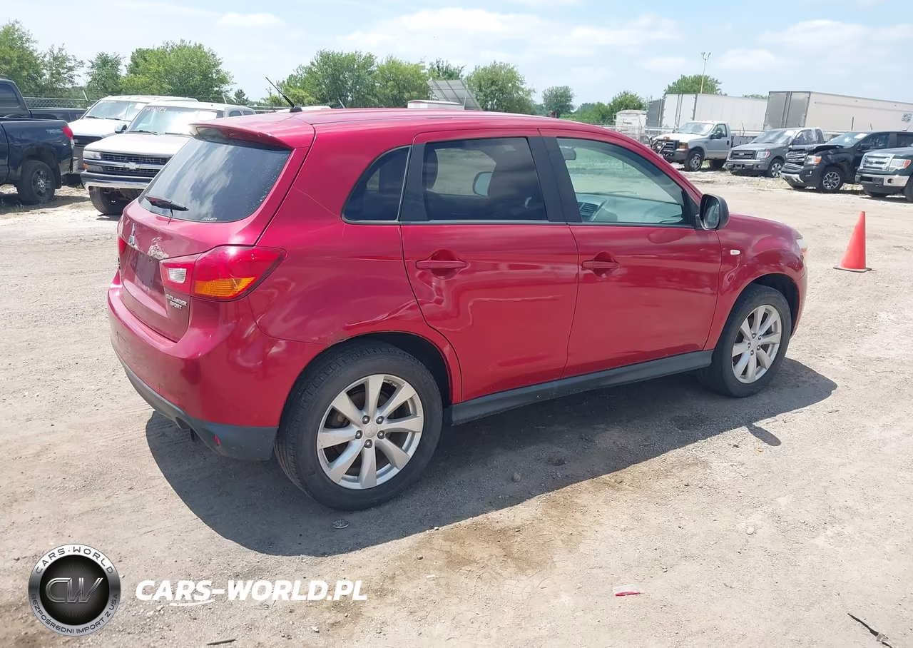 2013 Mitsubishi Outlander Sport Es VIN:4A4AR3AUXDE014907 - 4