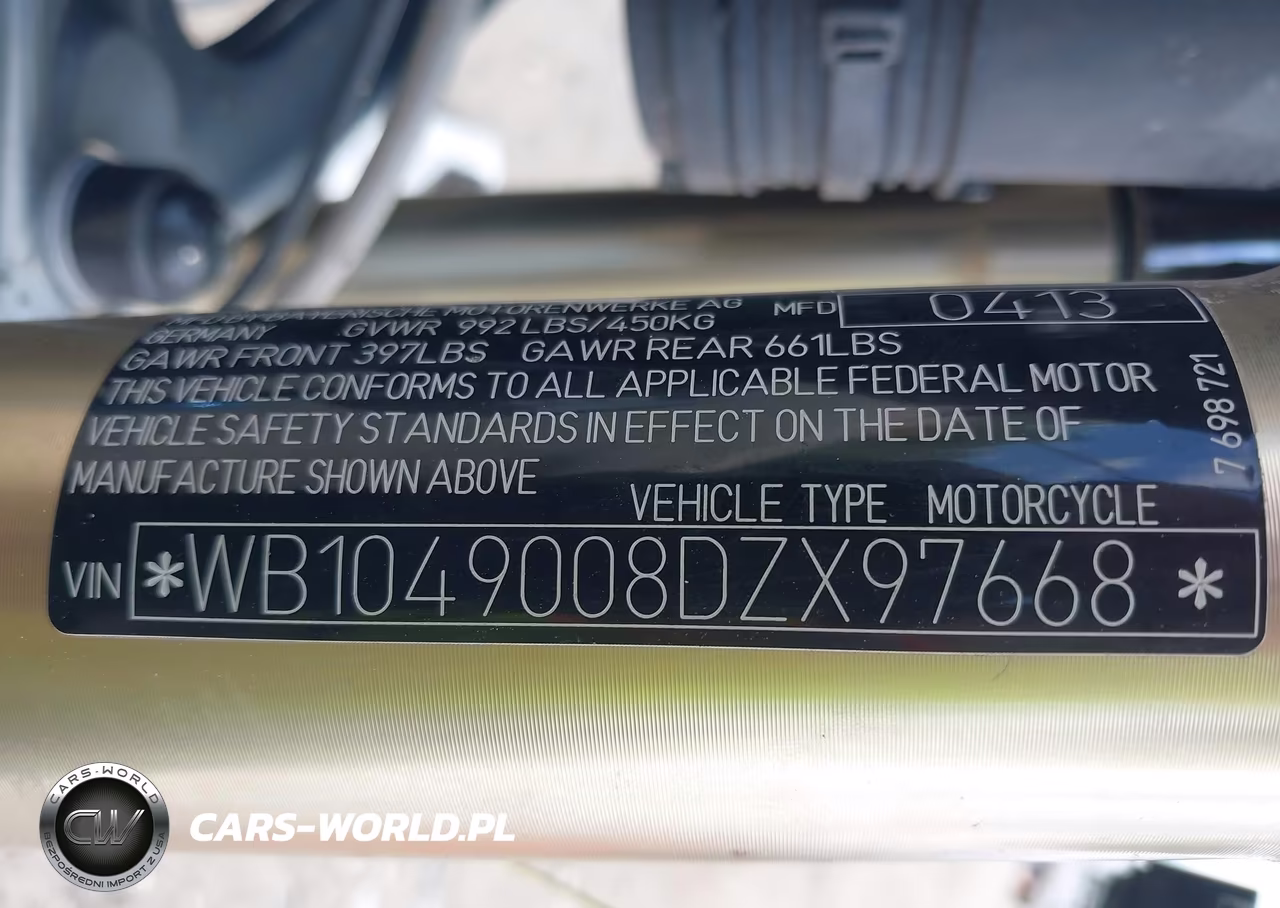 2013 BMW R1200 R VIN:WB1049008DZX97668 - 10