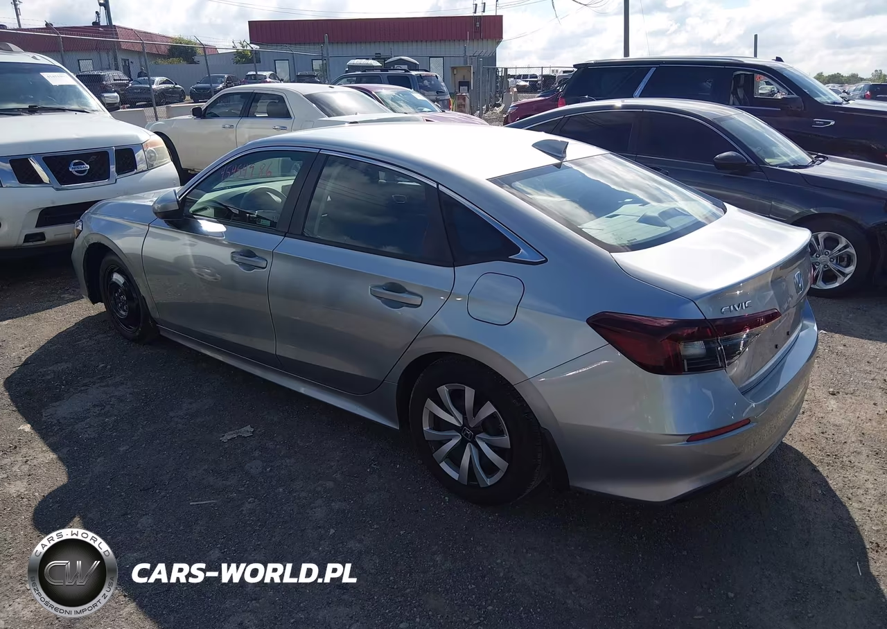 2026 Honda Civic Lx VIN:2HGFE2F28TH526538 - 3