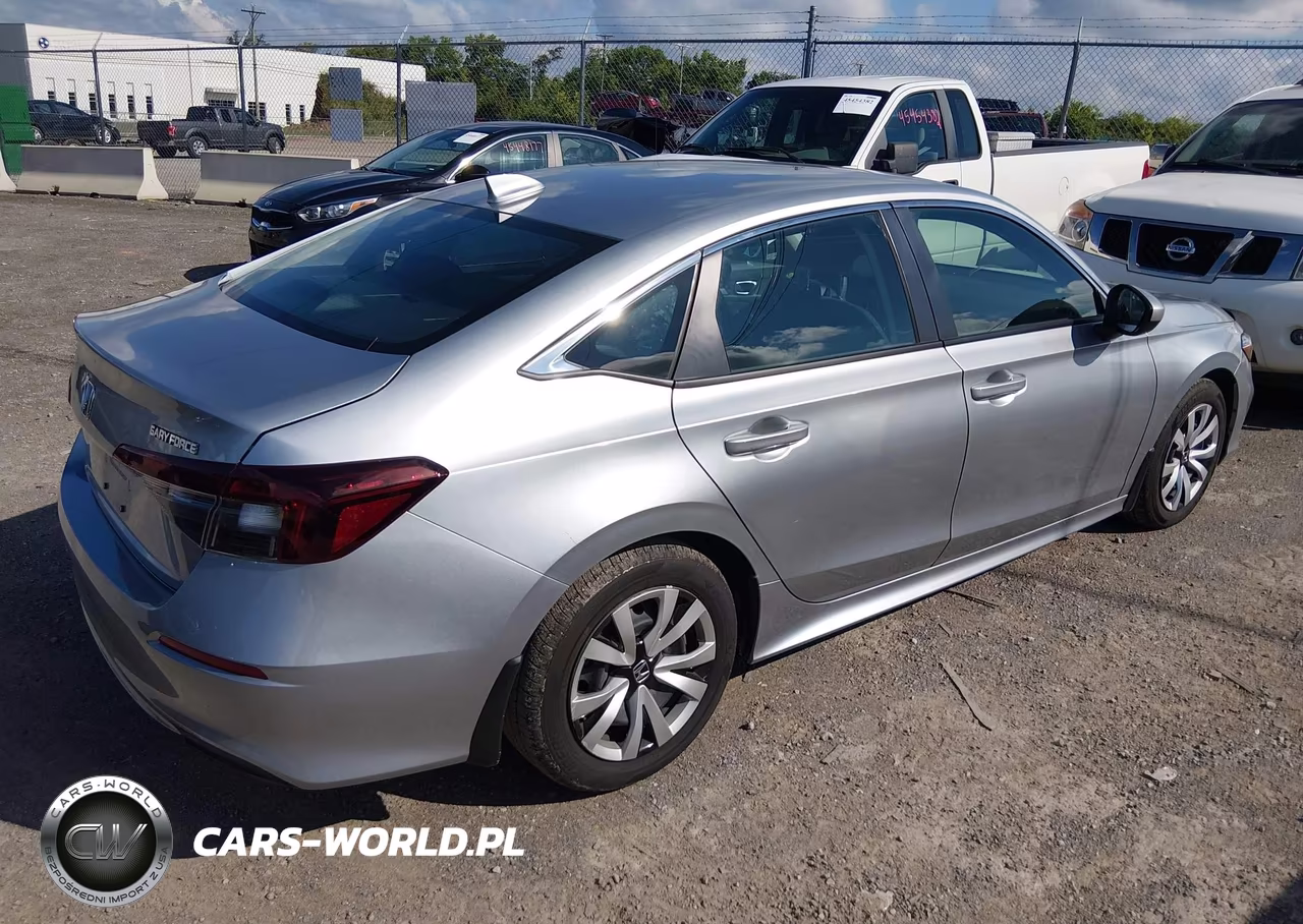 2026 Honda Civic Lx VIN:2HGFE2F28TH526538 - 4