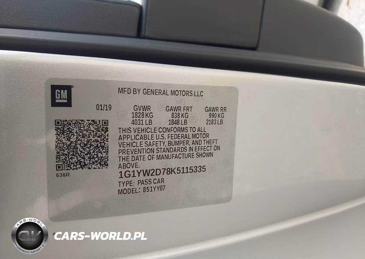2019 Chevrolet Corvette Grand Sport VIN:1G1YW2D78K5115335 - 9