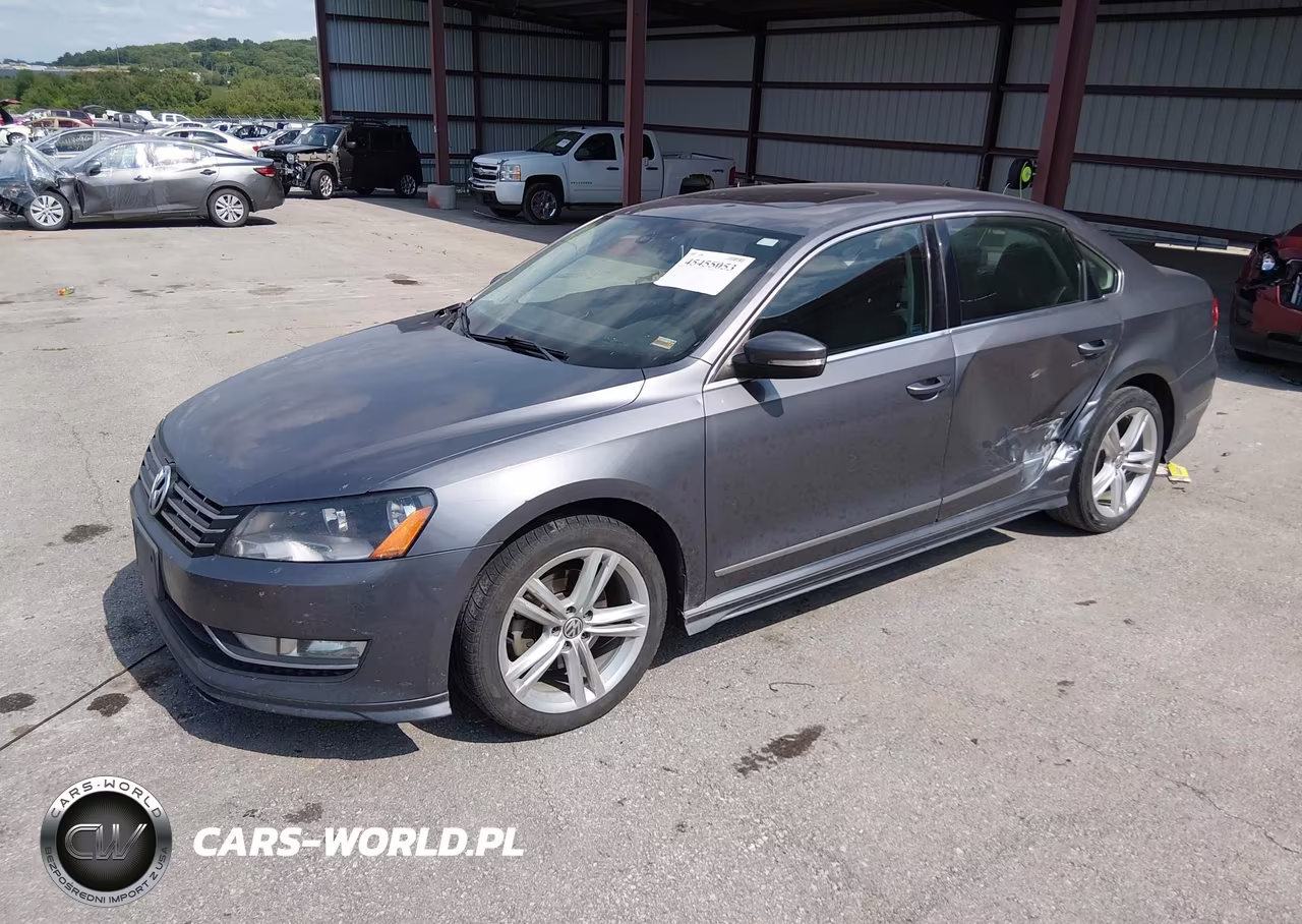 2013 Volkswagen Passat 2.0L Tdi Se VIN:1VWBN7A33DC087566 - 2