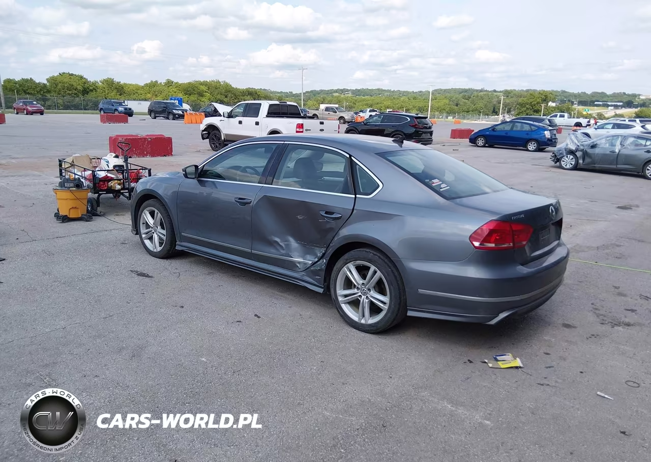 2013 Volkswagen Passat 2.0L Tdi Se VIN:1VWBN7A33DC087566 - 3