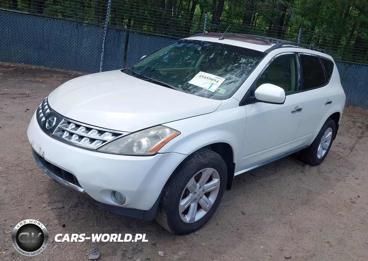 2007 Nissan Murano Sl VIN:JN8AZ08W27W618029 - 2
