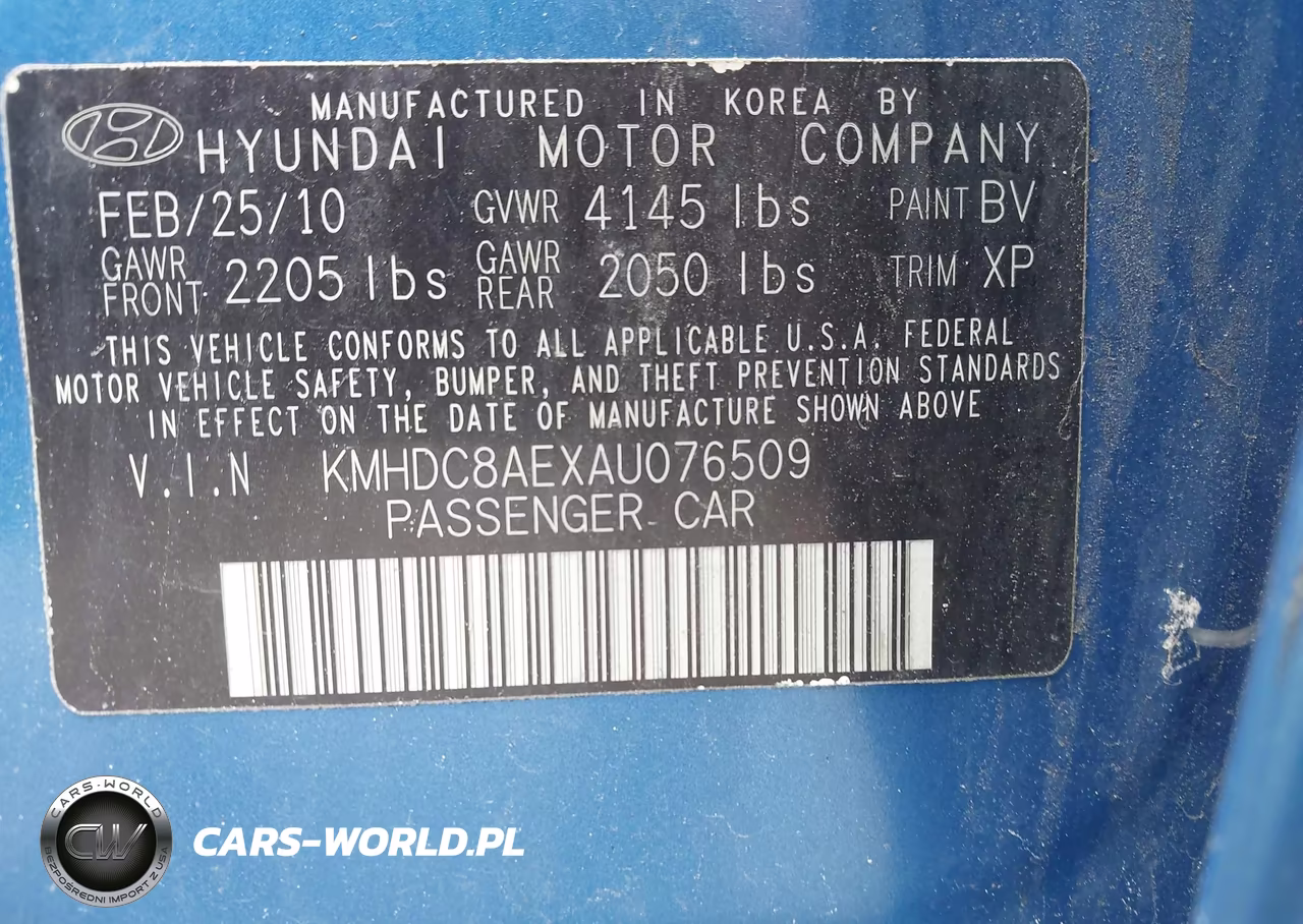 2010 Hyundai Elantra Touring Se VIN:KMHDC8AEXAU076509 - 9