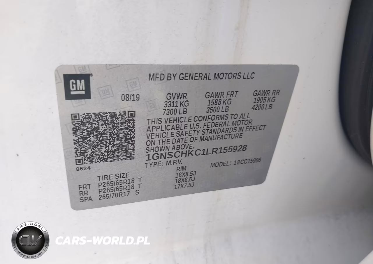 2020 Chevrolet Suburban 2Wd Lt VIN:1GNSCHKC1LR155928 - 9