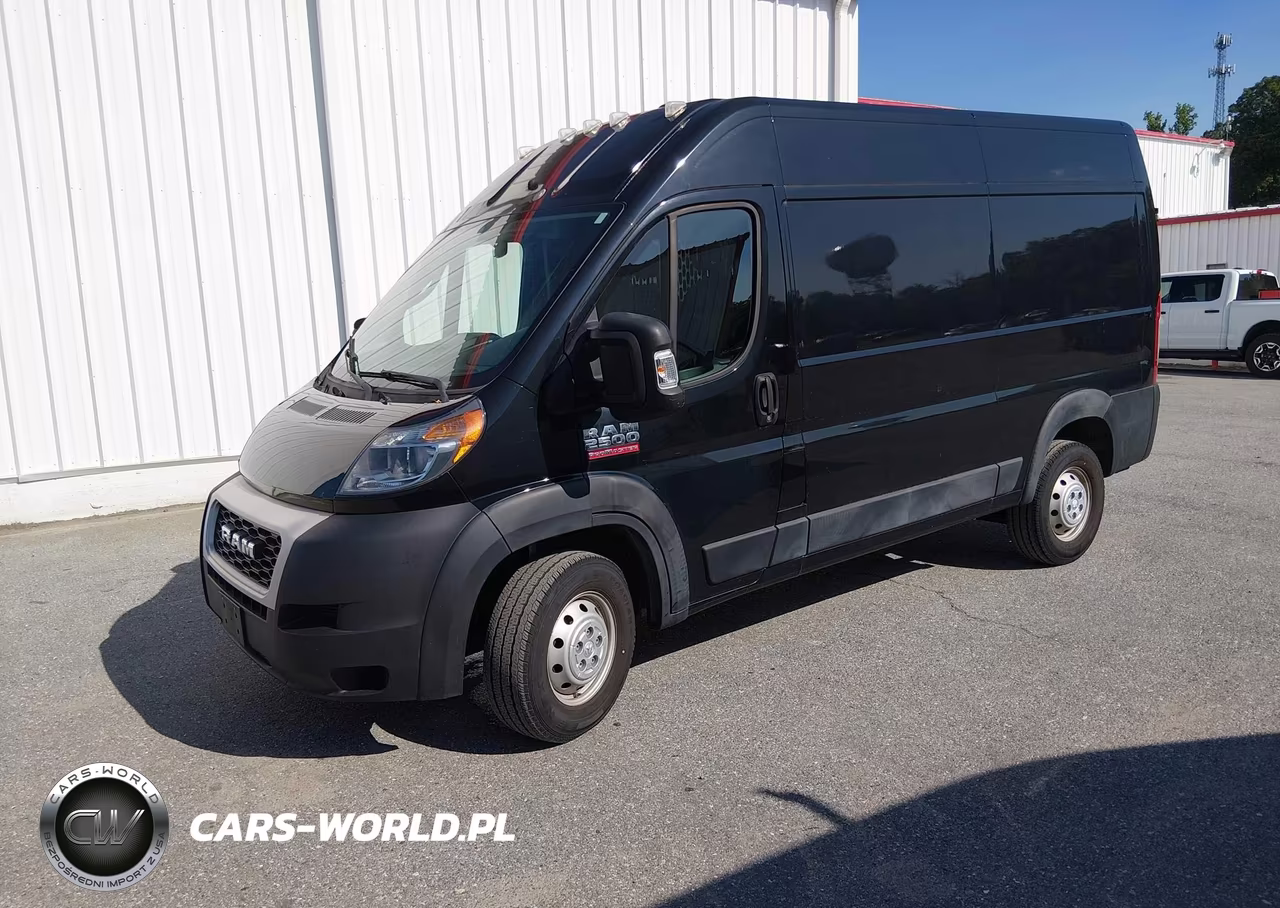 2019 Ram Promaster 2500 High Roof 136 Wb VIN:3C6TRVCG0KE502582 - 2