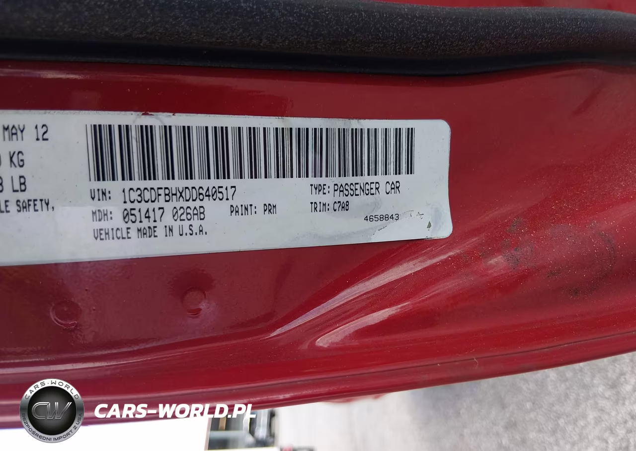 2013 Dodge Dart Rallye VIN:1C3CDFBHXDD640517 - 9