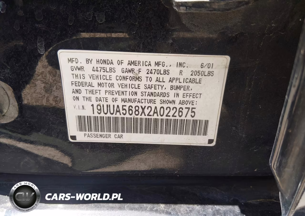 2002 Acura Tl 3.2 Type S VIN:19UUA568X2A022675 - 9