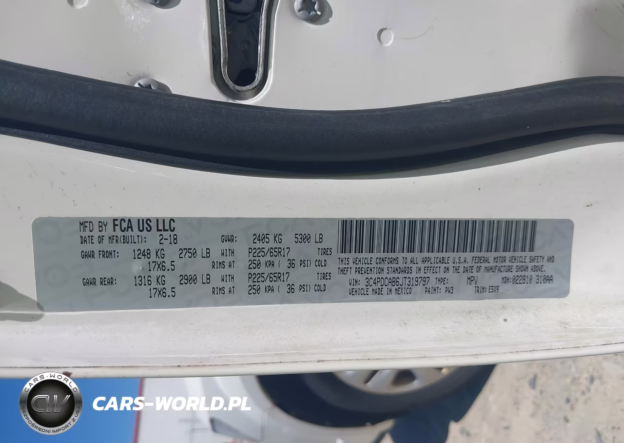 2018 Dodge Journey Se VIN:3C4PDCAB6JT319797 - 9