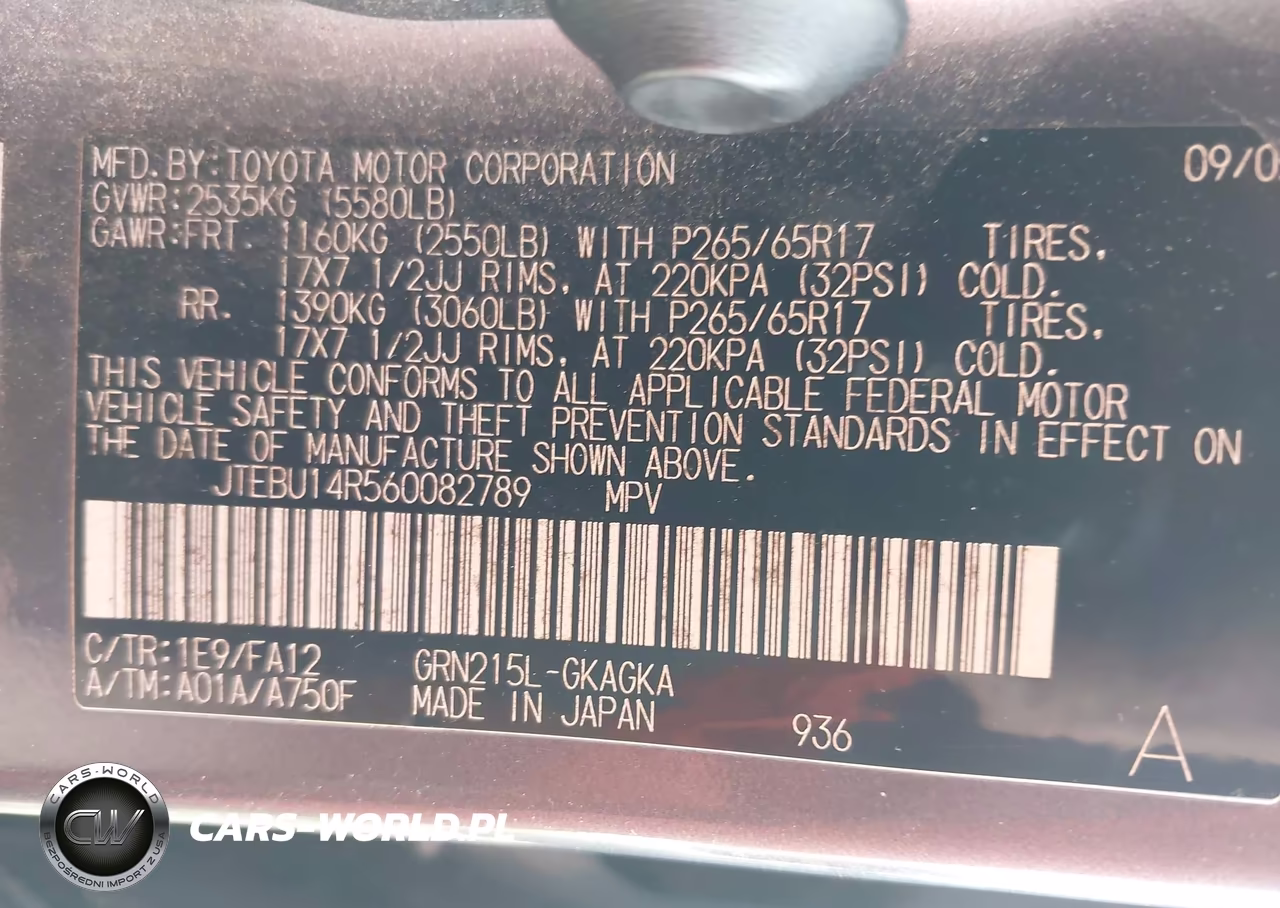 2006 Toyota 4Runner Sr5 V6 VIN:JTEBU14R560082789 - 9