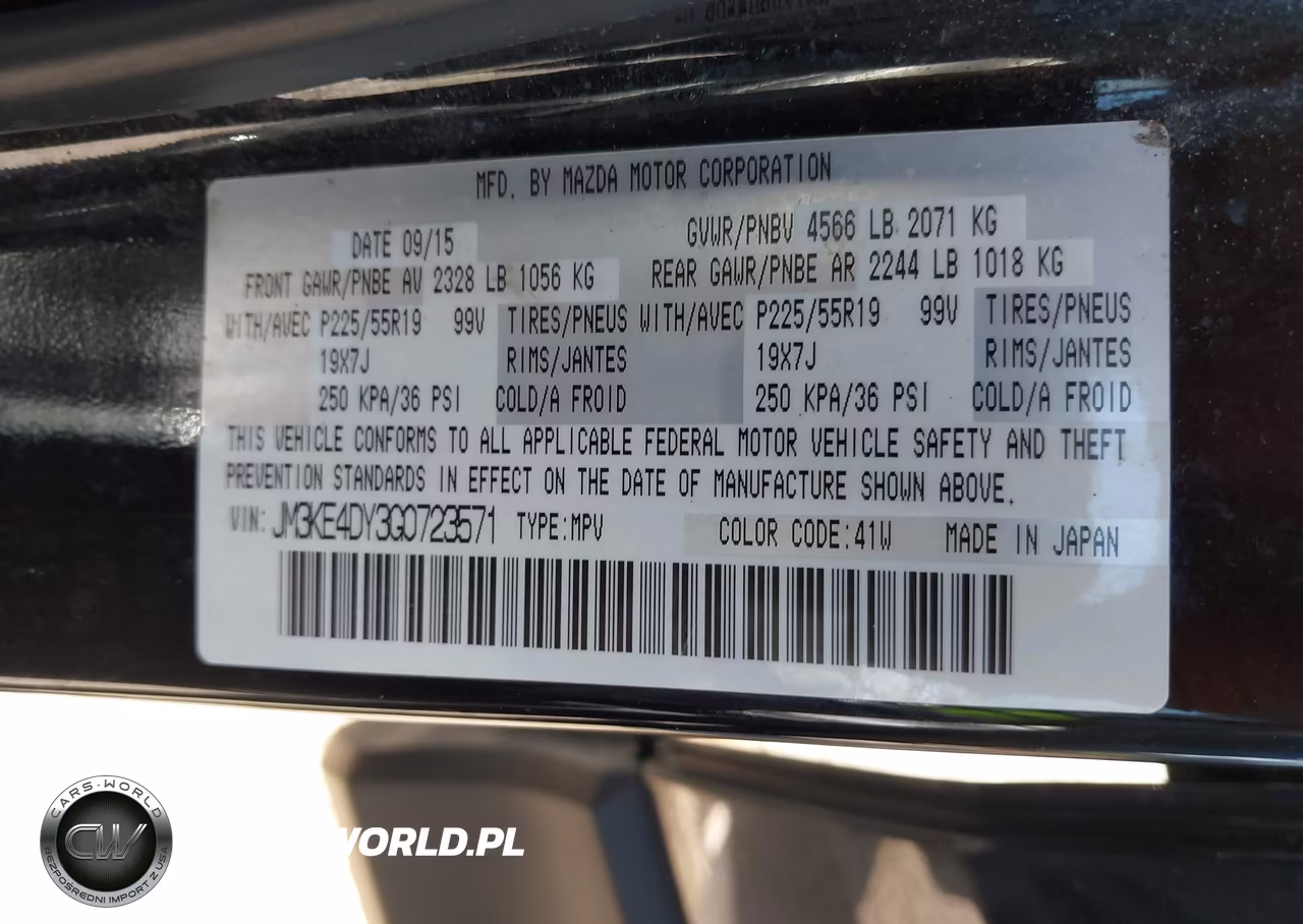 2016 Mazda Cx-5 Grand Touring VIN:JM3KE4DY3G0723571 - 9