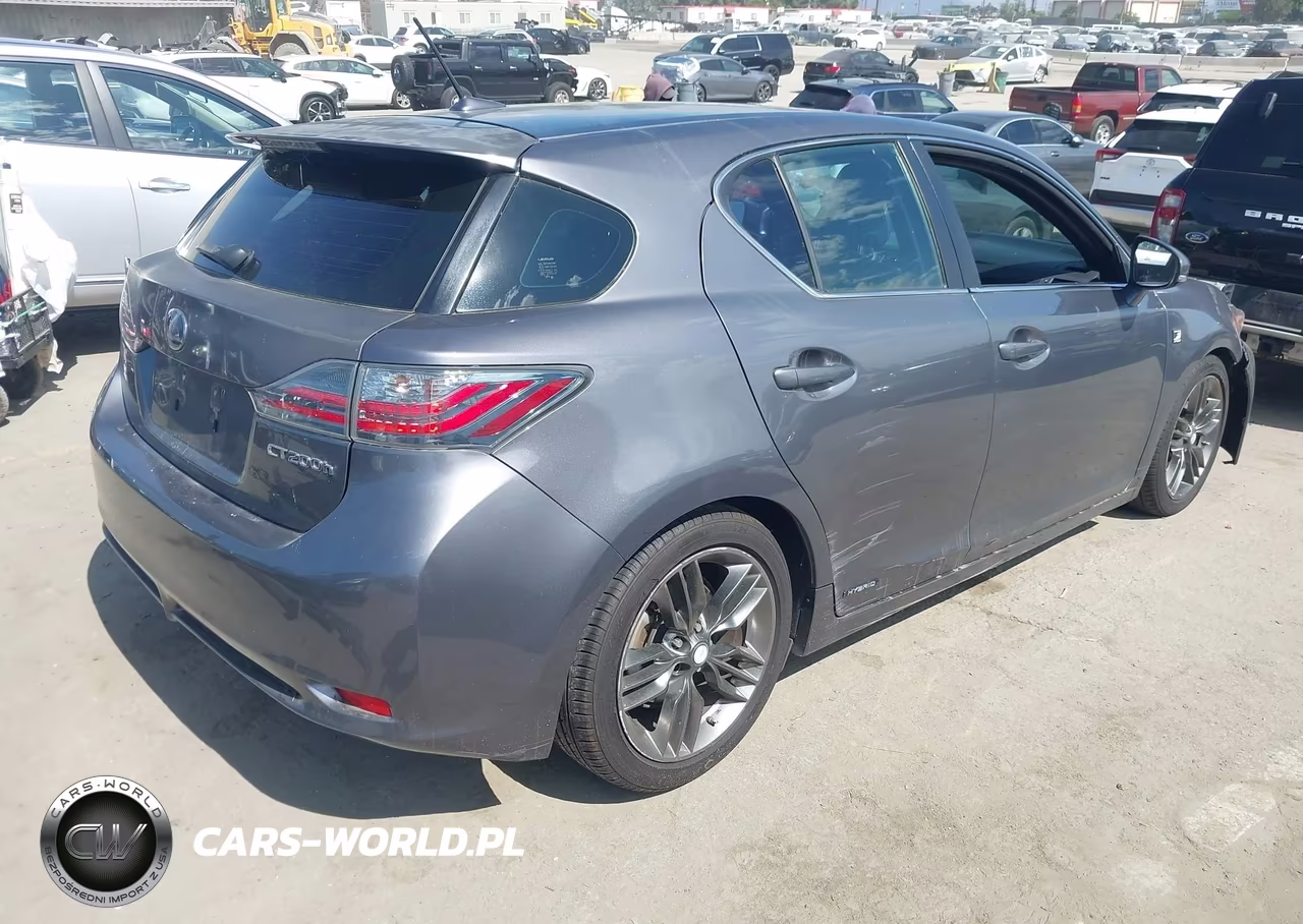2012 Lexus Ct 200H Premium VIN:JTHKD5BH6C2049739 - 4