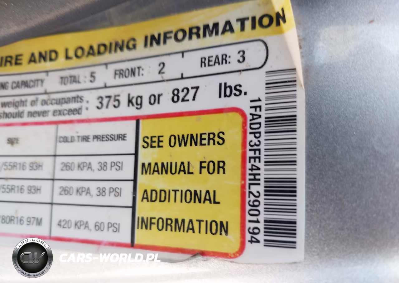 2017 Ford Focus Se VIN:1FADP3FE4HL290194 - 9