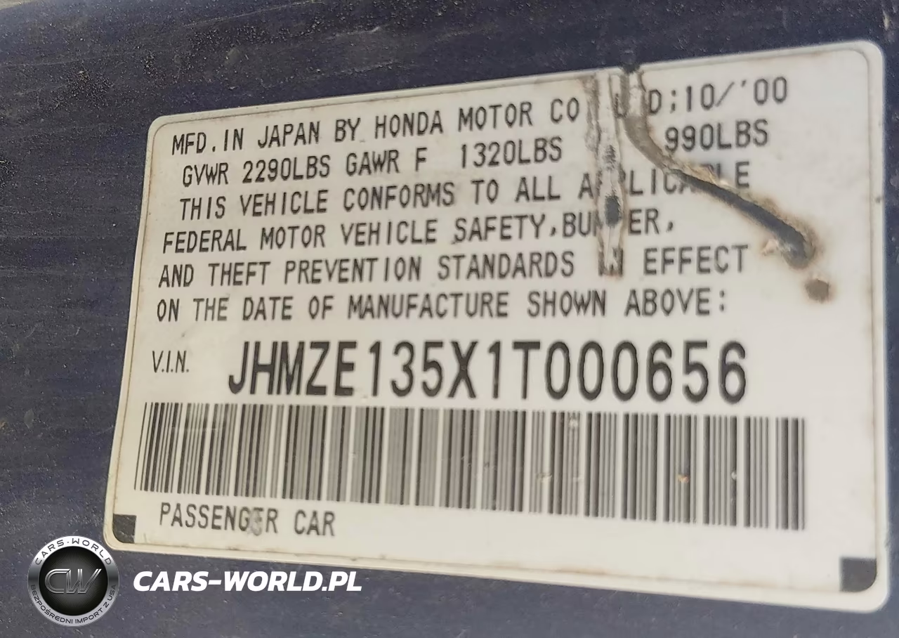 2001 Honda Insight VIN:JHMZE135X1T000656 - 9