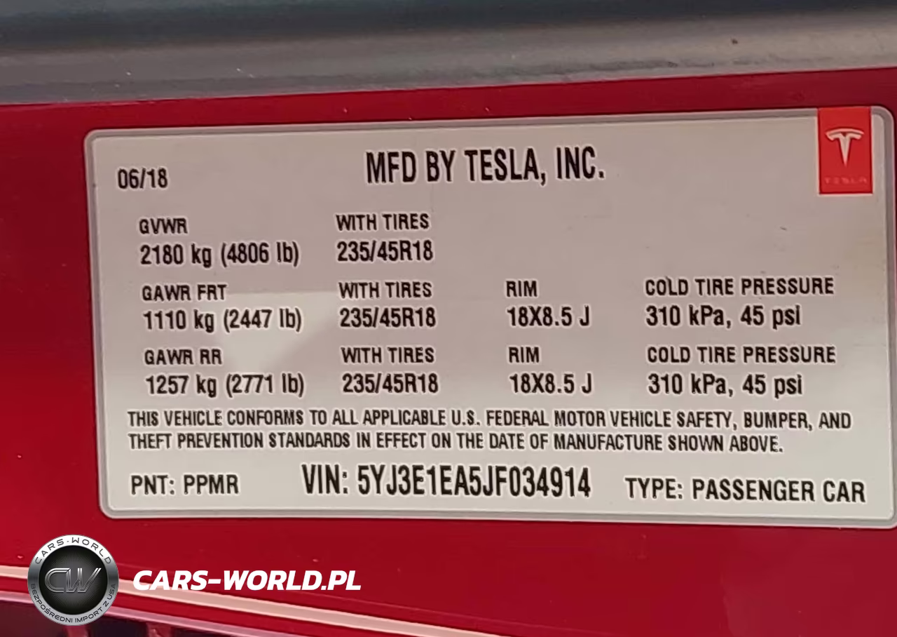 2018 Tesla Model 3 Long Range-Mid Range VIN:5YJ3E1EA5JF034914 - 9
