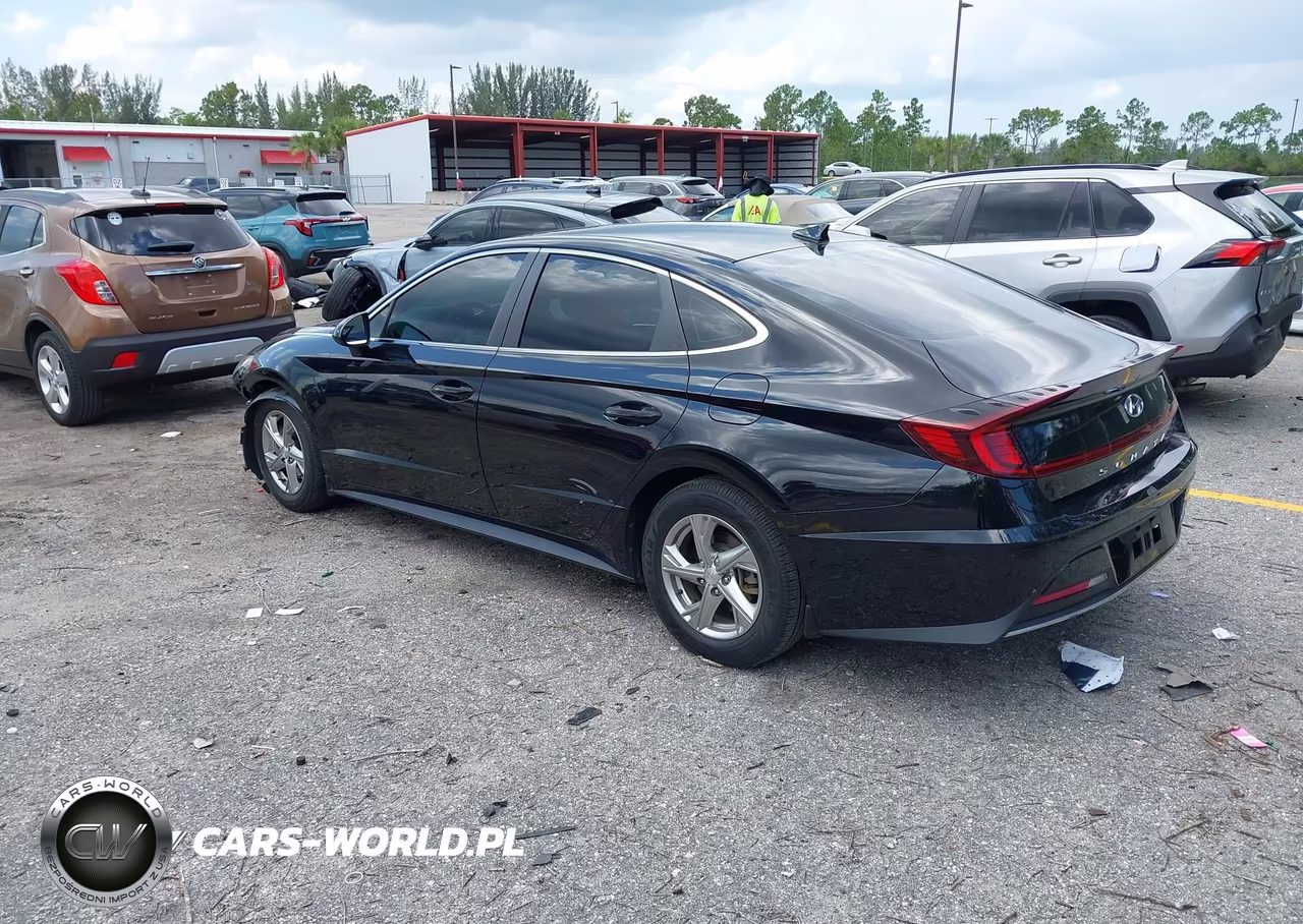 2022 Hyundai Sonata Se VIN:5NPEG4JAXNH141359 - 3