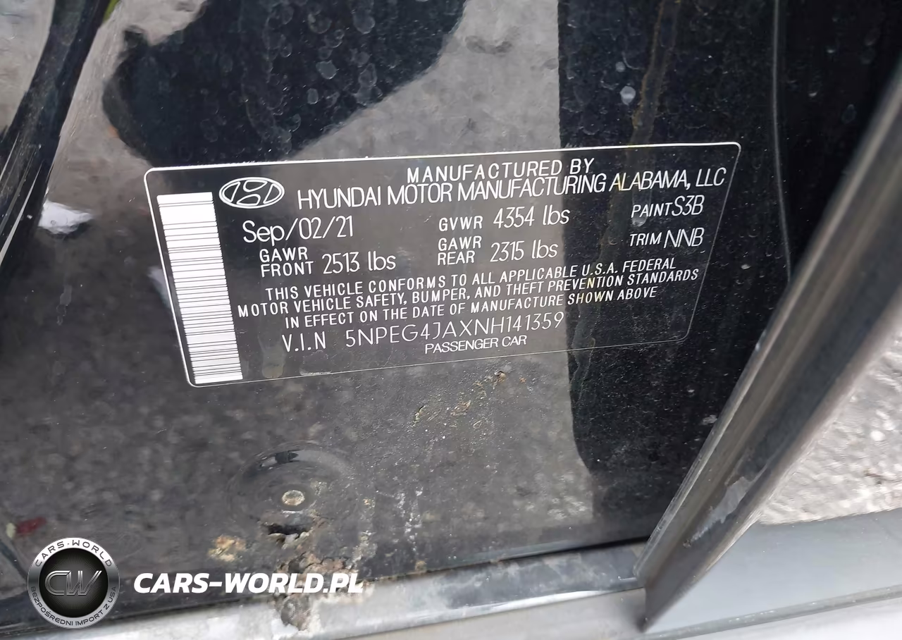 2022 Hyundai Sonata Se VIN:5NPEG4JAXNH141359 - 9