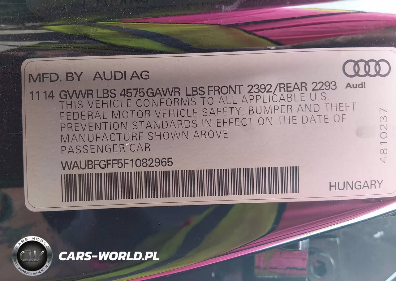 2015 Audi A3 2.0T Premium VIN:WAUBFGFF5F1082965 - 9