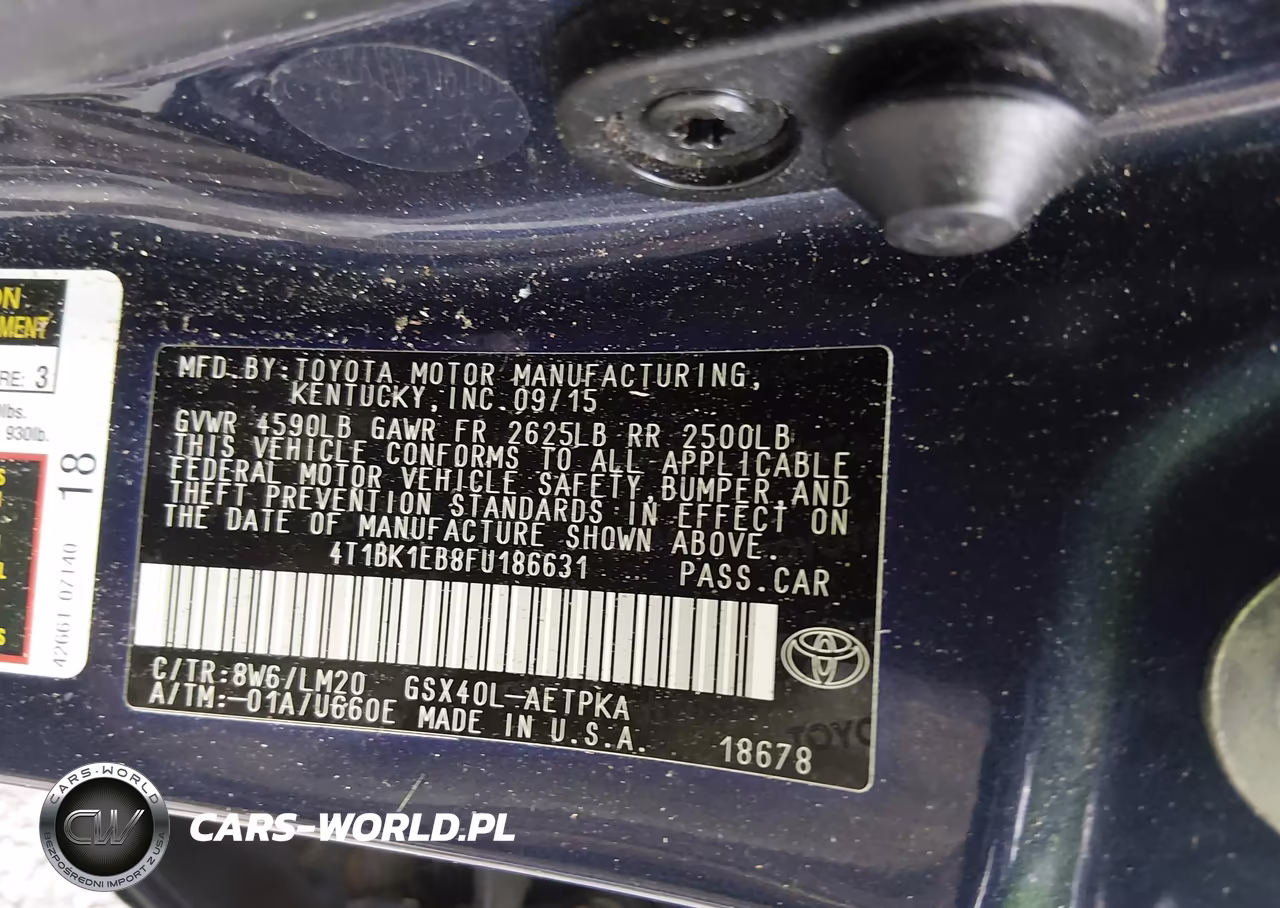 2015 Toyota Avalon Limited VIN:4T1BK1EB8FU186631 - 9