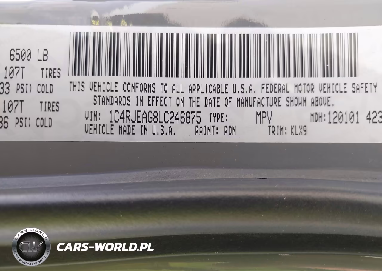 2020 Jeep Grand Cherokee Altitude 4X2 VIN:1C4RJEAG8LC246875 - 9