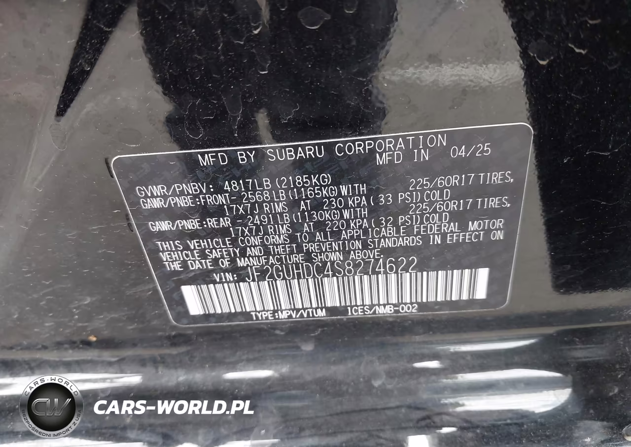 2025 Subaru Crosstrek Premium VIN:JF2GUHDC4S8274622 - 9