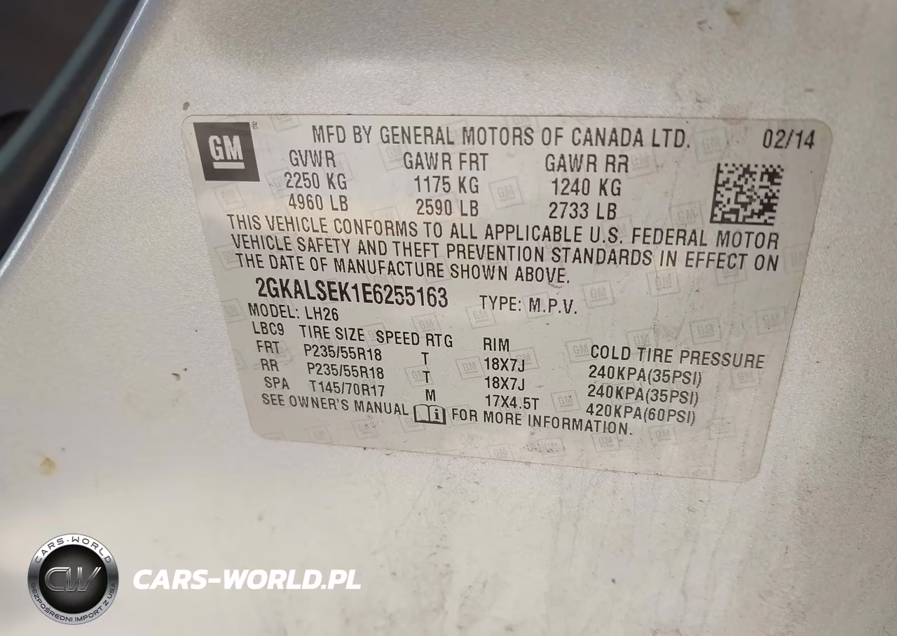 2014 GMC Terrain Slt-1 VIN:2GKALSEK1E6255163 - 9