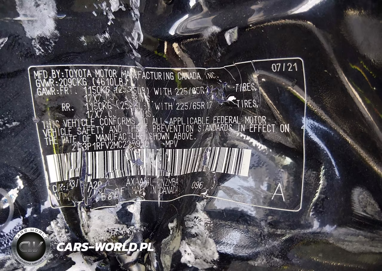 2021 Toyota Rav4 Xle VIN:2T3P1RFV2MC229950 - 9